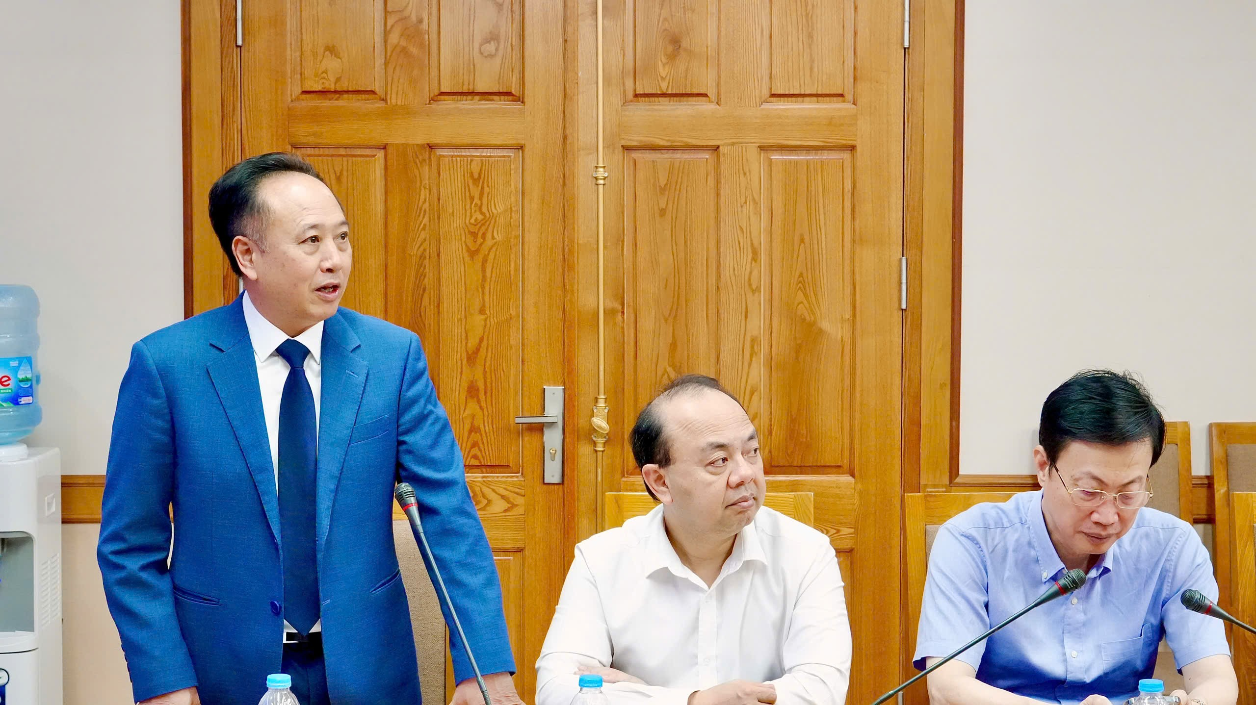 PGS.TS Trần Cao Bính, Giám đốc Bệnh viện Răng Hàm Mặt TW Hà Nội phát biểu